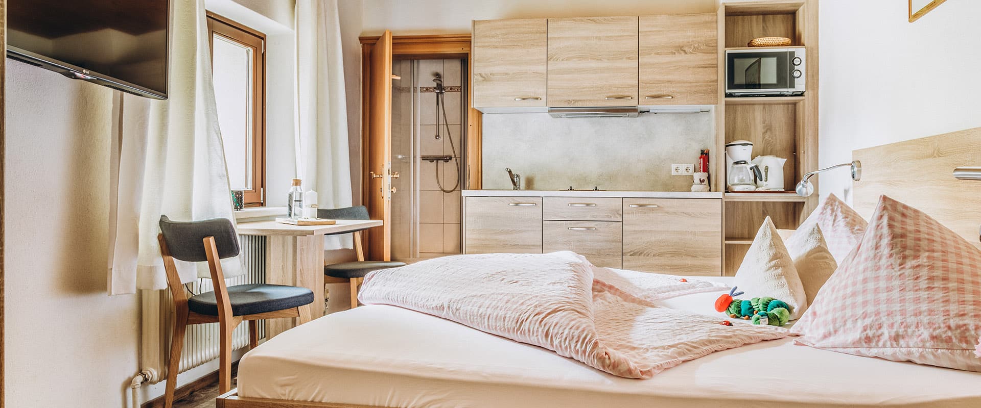Doppelzimmer in Altenmarkt - Zauchensee | Bauernhofurlaub Sinnhubgut im Salzburger Land