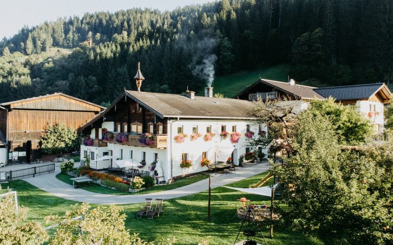 Sommer Aussenansicht Bauernhofurlaub Sinnhubgut in Altenmarkt-Zauchensee | Österreich