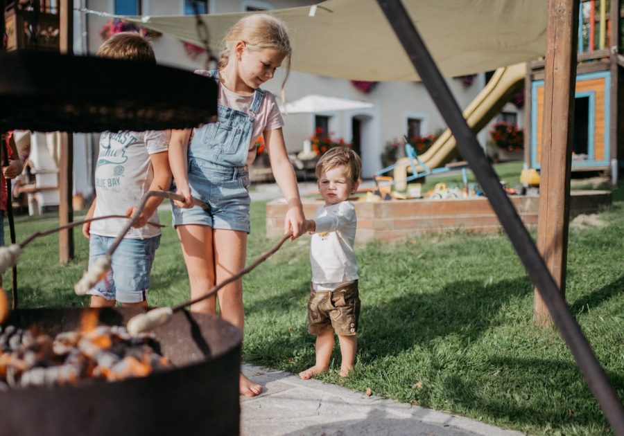 Lagerfeuer & Grillen am Bauernhofurlaub Sinnhubgut in Altenmarkt-Zauchensee | Österreich