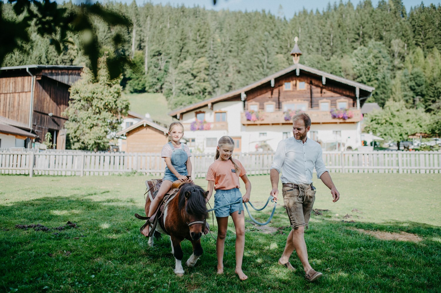 Pony reiten am Bauernhofurlaub Sinnhubgut in Altenmarkt-Zauchensee | Österreich