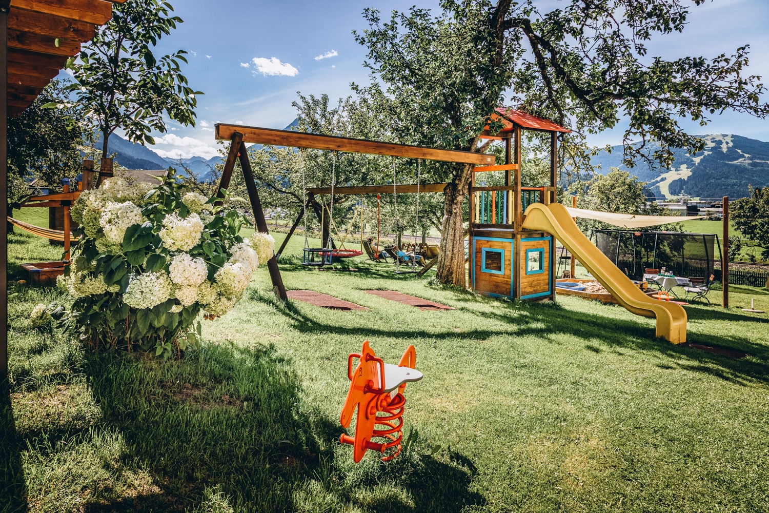 Großer Kinderspielplatz - Bauernhofurlaub Sinnhubgut in Altenmarkt-Zauchensee | Österreich